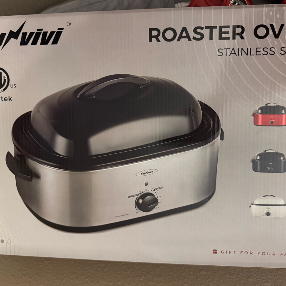 Survivi Stainless Steel Roaster Oven
